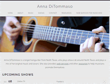 Tablet Screenshot of annaditommaso.com